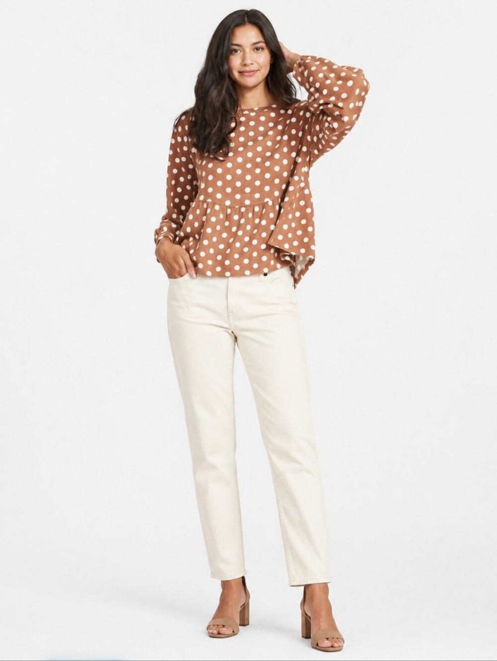 - Jillian Harris Joe Fresh | Plus Peplum Top NEW